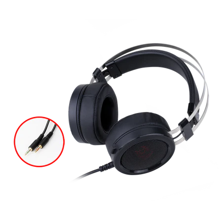 Redragon H901 Scylla Gaming Headset with Microphone for PC and Built-in Noise Reduction Works with Computer, Laptop, Tablet, Playstation 4, PS4, Xbox One Stereo Adapter Included Redragon H901 Scylla Gaming Headset with Microphone for PC and Built-in Noise Reduction Works with Computer, Laptop, Tablet, Playstation 4, PS4, Xbox One Stereo Adapter Included
